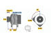 Alternátor BOSCH 0 124 525 137