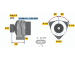 Alternátor BOSCH 0 124 555 001