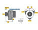 generátor BOSCH 0 124 555 016