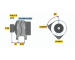 Alternátor BOSCH 0 124 615 002