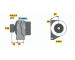 Alternátor BOSCH 0 124 625 001