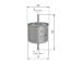 Palivový filter BOSCH 0 450 905 324