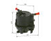 Palivový filter BOSCH 0 450 906 460