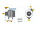 Alternátor BOSCH 0 986 042 301