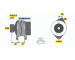 Alternátor BOSCH 0 986 045 811