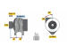 generátor BOSCH 0 986 081 050