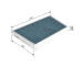 Filter vnútorného priestoru BOSCH 0 986 628 503