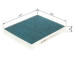 Filter vnútorného priestoru BOSCH 0 986 628 539