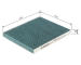 Filter vnútorného priestoru BOSCH 0 986 628 541
