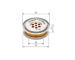 Hydraulický filter riadenia BOSCH 1 457 429 416