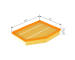 Vzduchový filter BOSCH 1 457 433 094