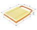Vzduchový filter BOSCH 1 457 433 574