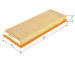 Vzduchový filter BOSCH 1 457 433 609