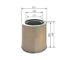 Vzduchový filter BOSCH 1 457 433 735