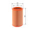 Vzduchový filter BOSCH 1 457 433 791