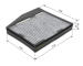 Filter vnútorného priestoru BOSCH 1 987 432 365