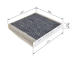 Filter vnútorného priestoru BOSCH 1 987 432 464