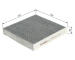 Filter vnútorného priestoru BOSCH 1 987 435 031