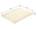 Filter vnútorného priestoru BOSCH 1 987 435 104