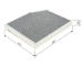 Filter vnútorného priestoru BOSCH 1 987 435 524