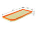 Vzduchový filter BOSCH F 026 400 026