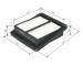 Vzduchový filter BOSCH F 026 400 054