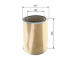 Vzduchový filter BOSCH F 026 400 076