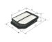 Vzduchový filter BOSCH F 026 400 125