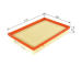 Vzduchový filter BOSCH F 026 400 173