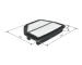 Vzduchový filter BOSCH F 026 400 203