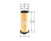 Vzduchový filter BOSCH F 026 400 214