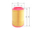 Vzduchový filter BOSCH F 026 400 245