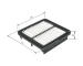 Vzduchový filter BOSCH F 026 400 352