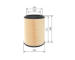 Vzduchový filter BOSCH F 026 400 411