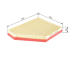 Vzduchový filter BOSCH F 026 400 485