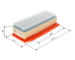 Vzduchový filter BOSCH F 026 400 534