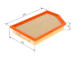 Vzduchový filter BOSCH F 026 400 586