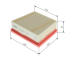 Vzduchový filter BOSCH F 026 400 768