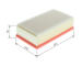 Vzduchový filter BOSCH F 026 400 790