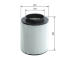 Vzduchový filtr BOSCH F 026 400 804