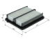 Vzduchový filtr BOSCH F 026 400 825