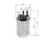 Palivový filter BOSCH F 026 402 200