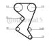 Sada rozvodového řemene CONTINENTAL CTAM CT1110K2