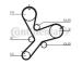 Ozubený řemen CONTINENTAL CTAM CT1152