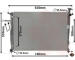 Chladič, chlazení motoru VAN WEZEL 82012716