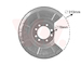 Ochranný plech proti rozstřikování, brzdový kotouč VAN WEZEL 5942373