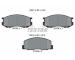 Sada brzdových destiček, kotoučová brzda TEXTAR 2018201