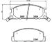 Sada brzdových destiček, kotoučová brzda TEXTAR 2124901