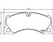 Sada brzdových destiček, kotoučová brzda TEXTAR 2429501