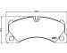 Sada brzdových destiček, kotoučová brzda TEXTAR 2455303